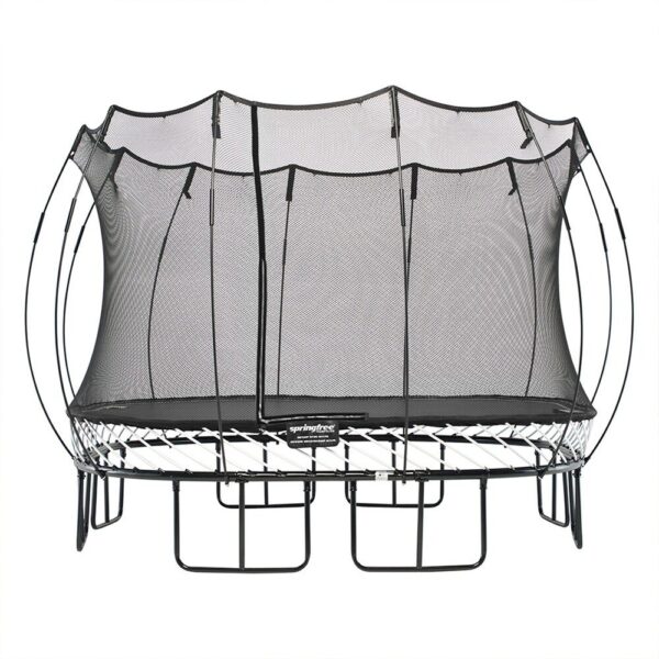 Springfree Kids 11 ft. Outdoor Large Square Trampoline with Enclosure