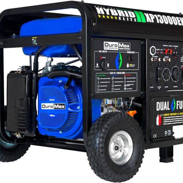 DuroMax XP13000EH 13,000 Watt Dual Fuel Portable Generator